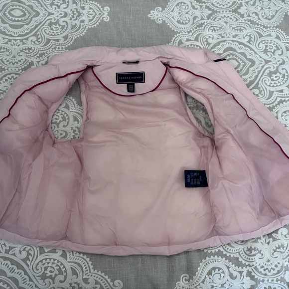 Tommy Hilfiger Women's Light Pink Quilted Vest - NWT -Sz L - Picture 4 of 8